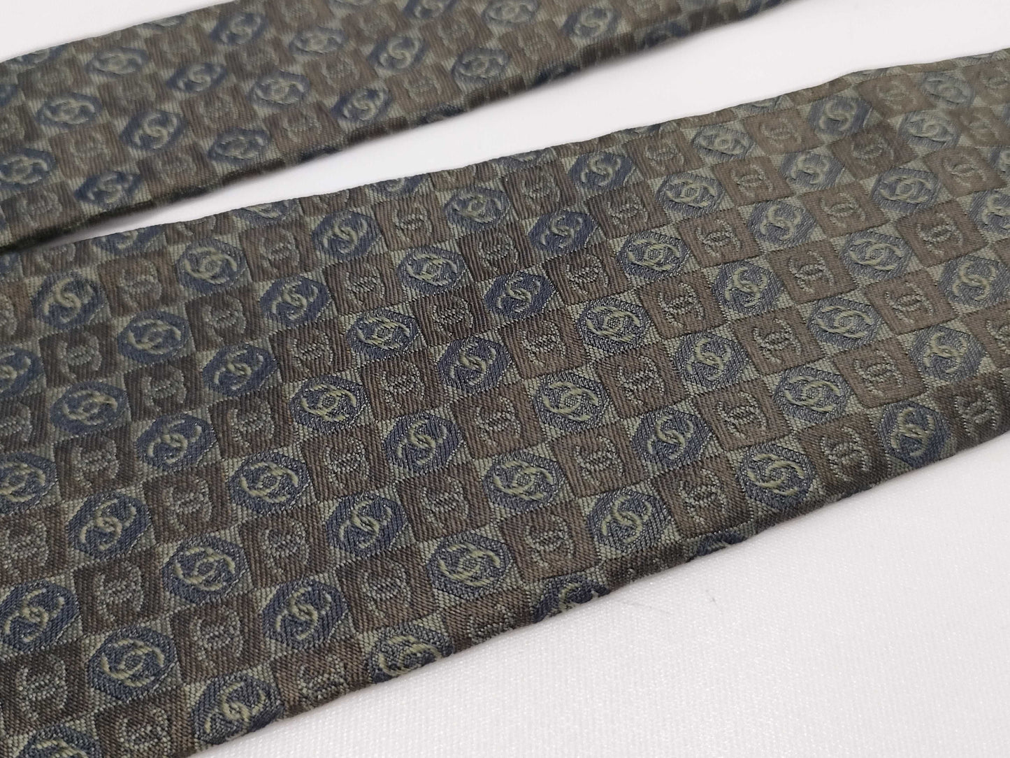 CHANEL Silk Tie Set of 2