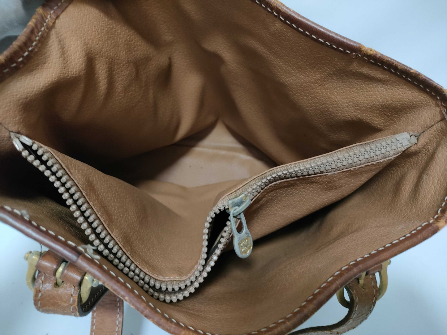 CELINE Macadam PVC and Leather Tote Bag M94 Brown