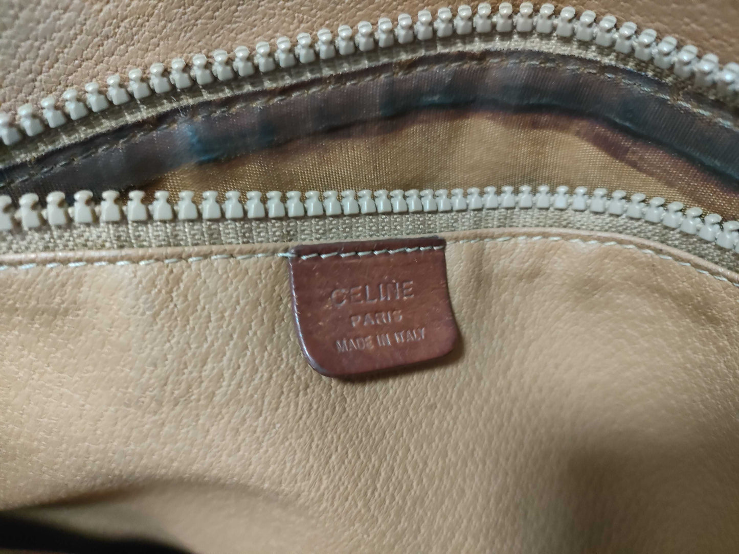 CELINE Macadam PVC and Leather Tote Bag M94 Brown
