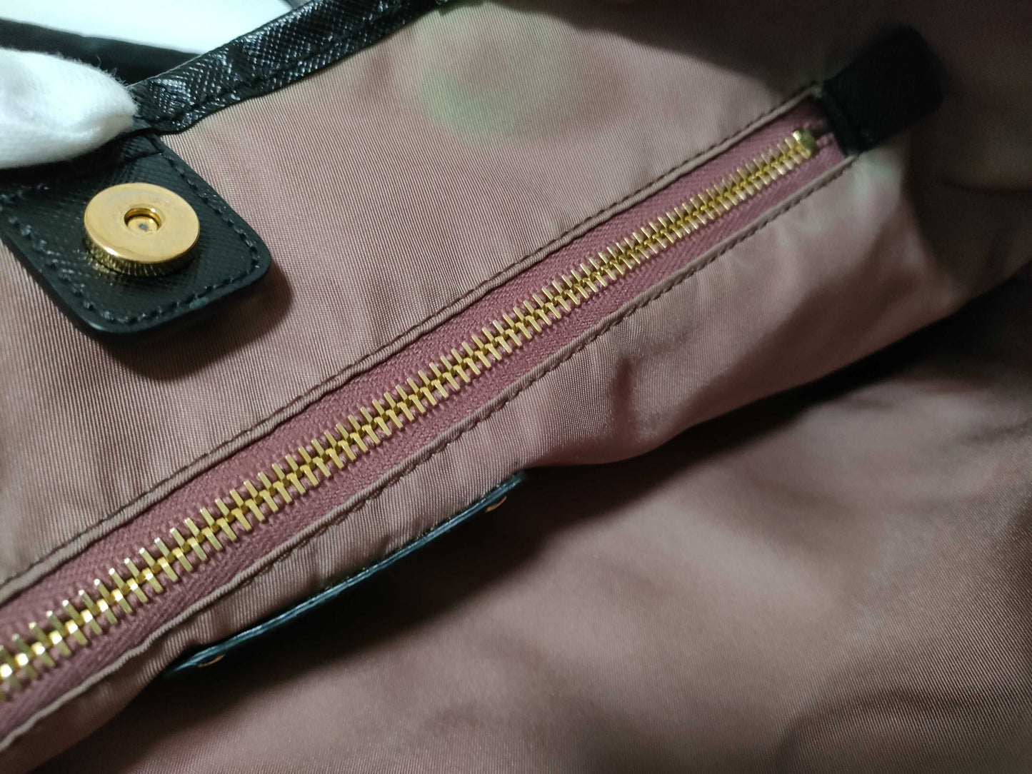 PRADA Nylon Prada Tessuto Tote Bag Black Tote Bag