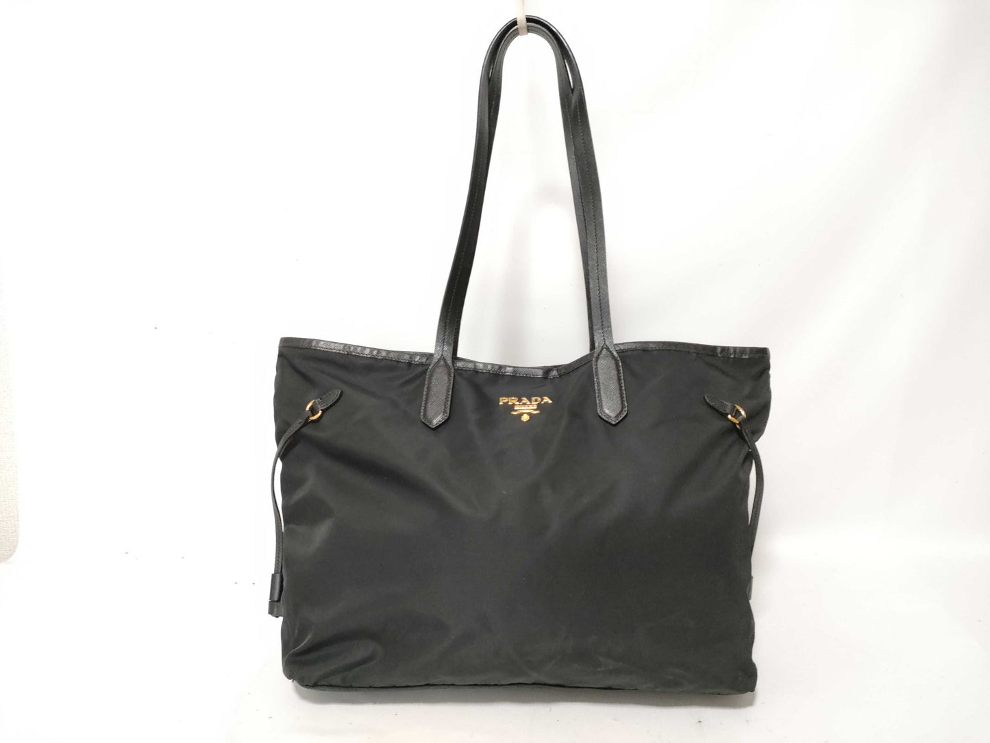 PRADA Nylon Prada Tessuto Tote Bag Black Tote Bag