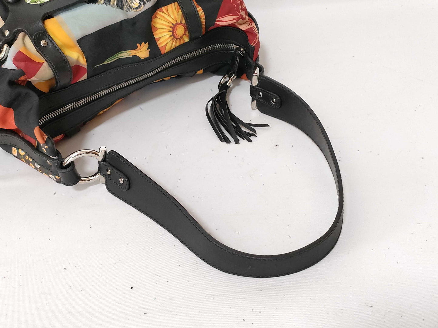 Salvatore Ferragamo Nylon Tote Bag, Multicolor