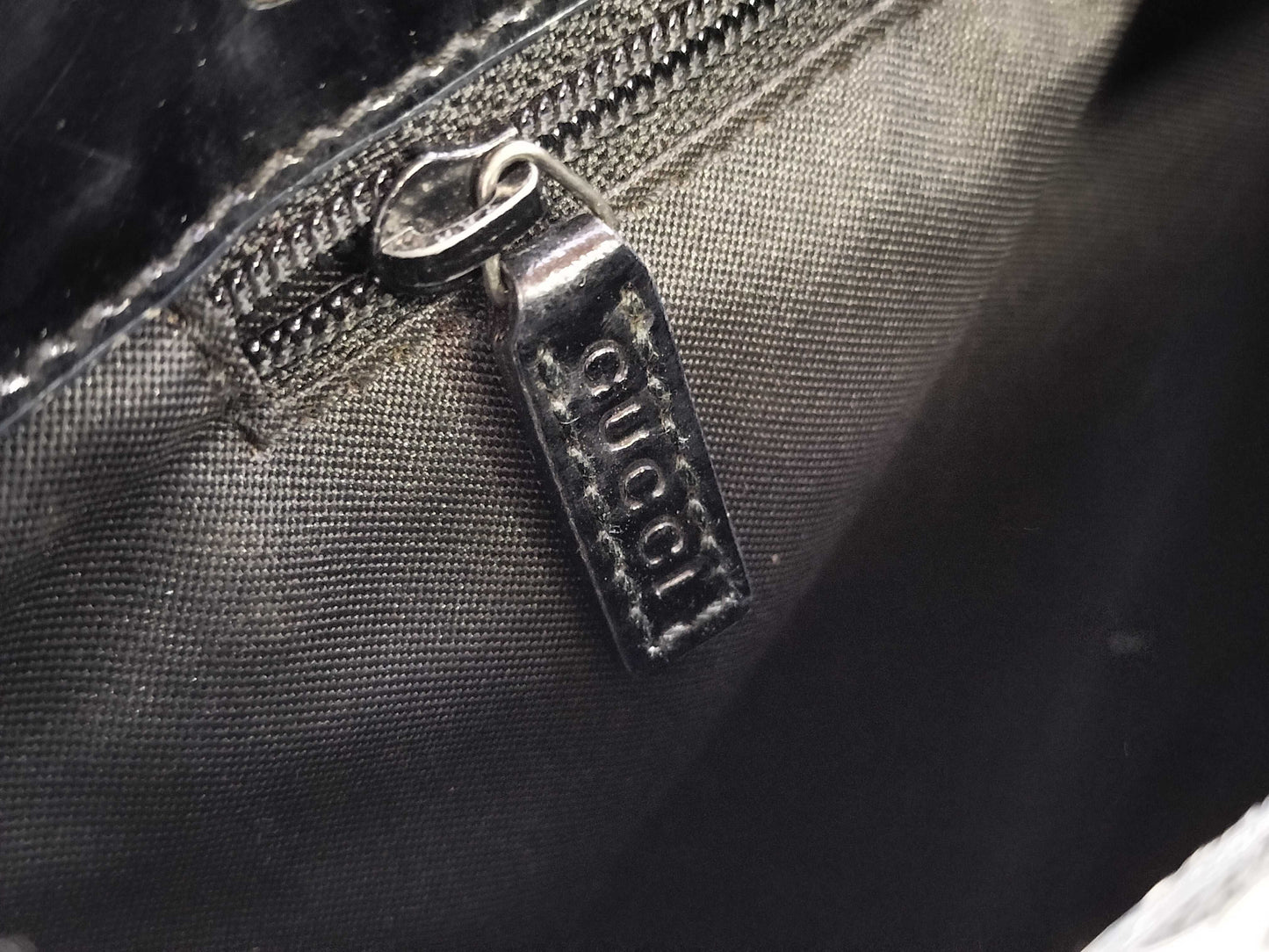 GUCCI GG Nylon Canvas Tote Bag 002/1021 3444 Black