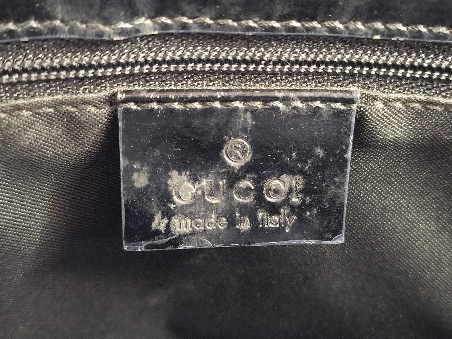GUCCI GG Nylon Canvas Tote Bag 002/1021 3444 Black