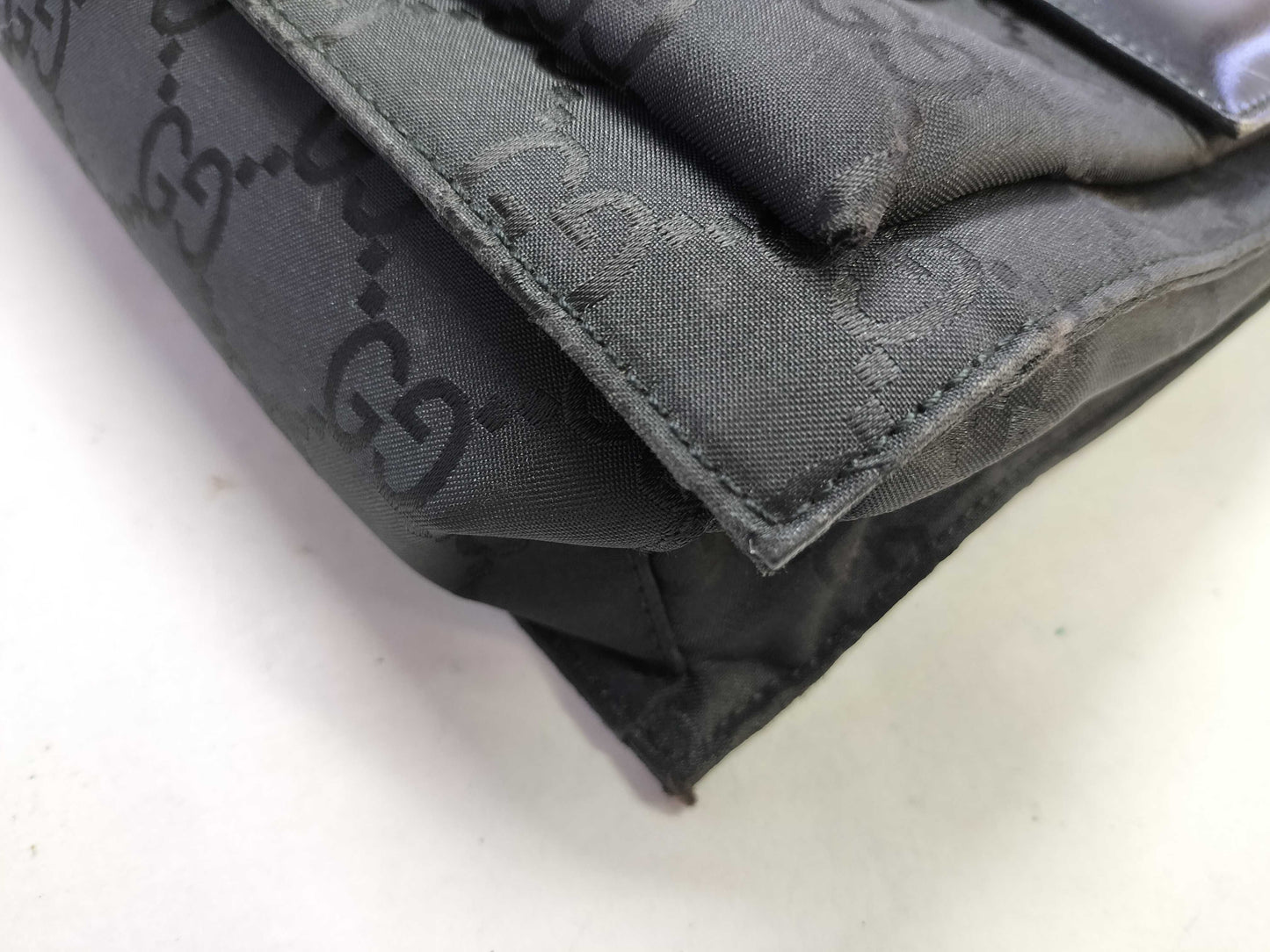 GUCCI GG Nylon Canvas Tote Bag 002/1021 3444 Black