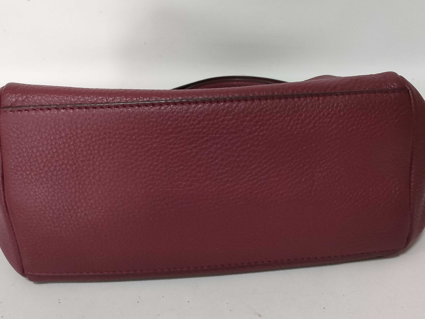 Tory Burch Leather Tote Bag, Wine Red