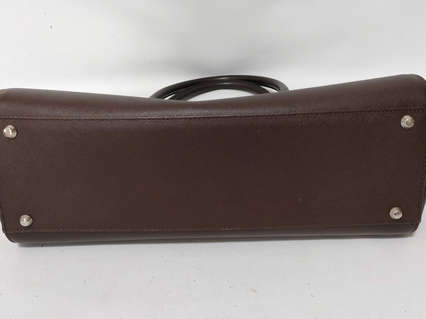 BURBERRY Leather Handbag Brown Handbag