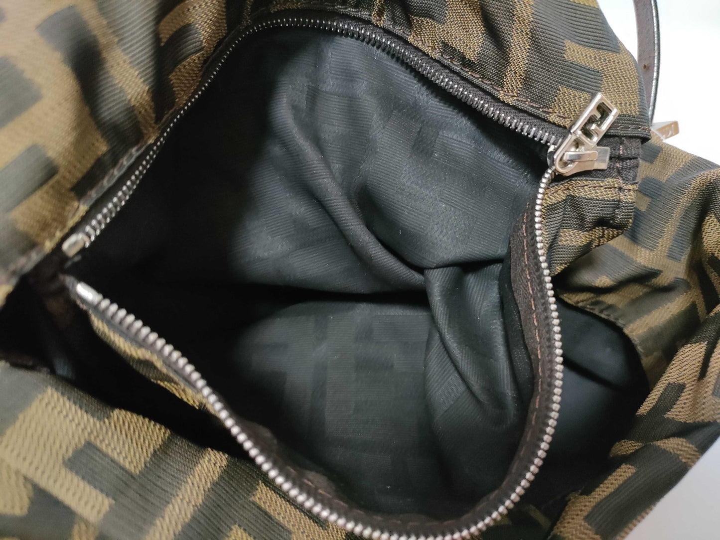 FENDI Zucca Canvas One-Shoulder Bag 4276/26637/009 Brown