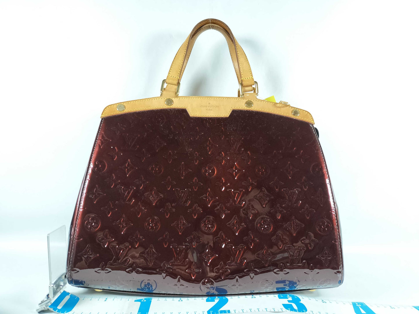 LOUIS VUITTON Vernis Blair MM M91616 Handbag with unclear serial number