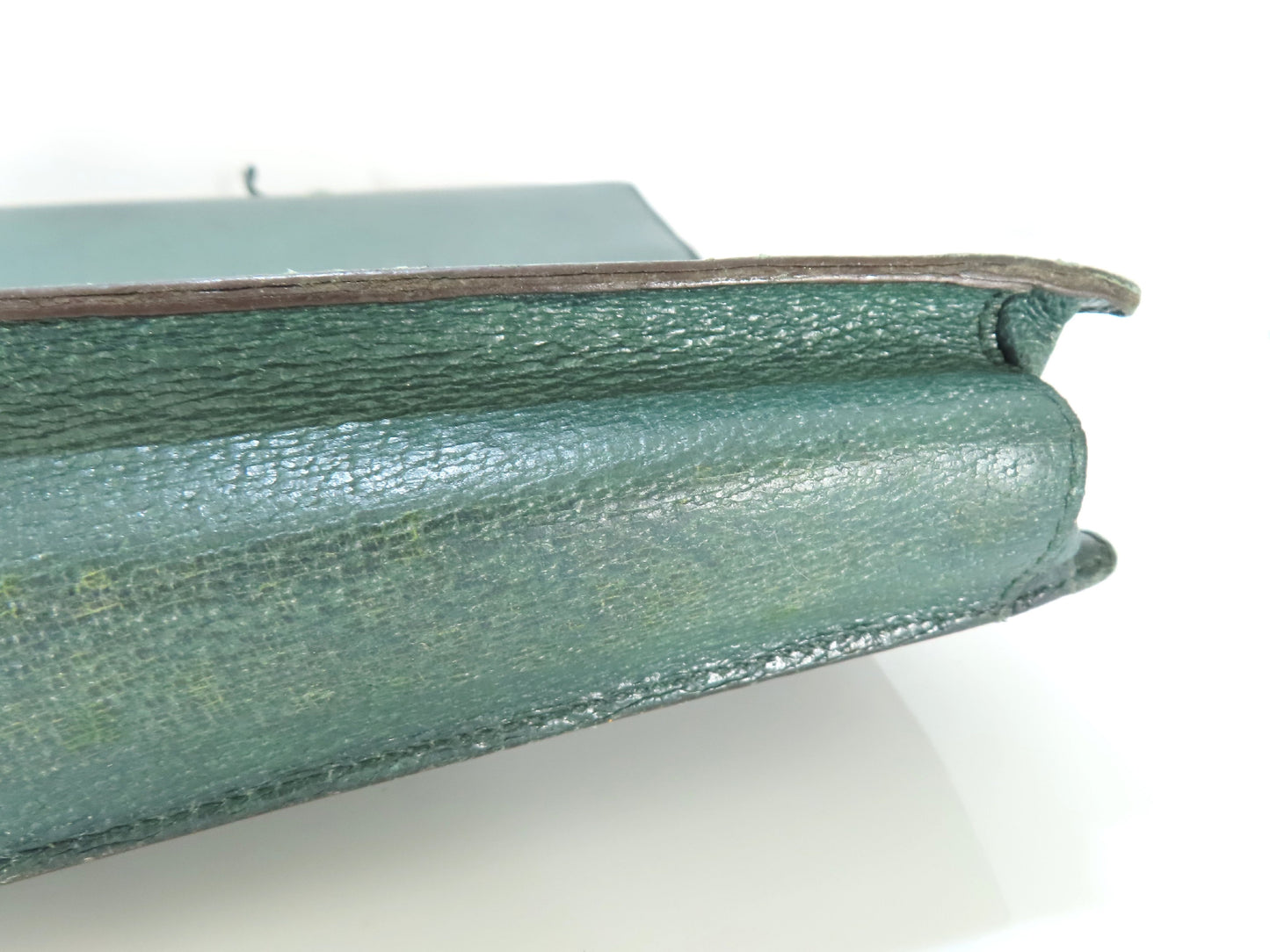 PRADA Prada Leather Business Bag Green Business Bag