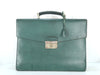 PRADA Prada Leather Business Bag Green Business Bag