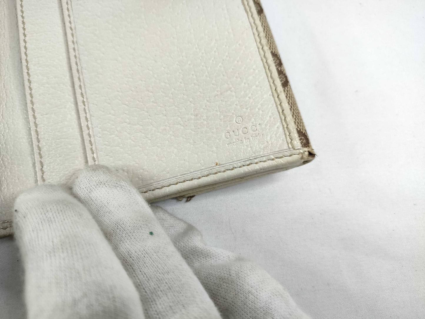 GUCCI GG Canvas Gucci Sherry Line GG Canvas Long Wallet 167464・0416 Beige Wallet