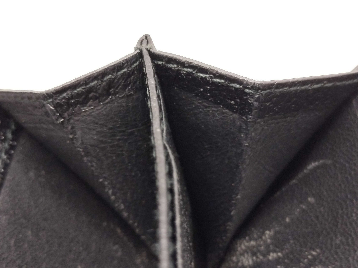 GUCCI Leather Bifold Wallet 035・0416・2067 Black Wallet