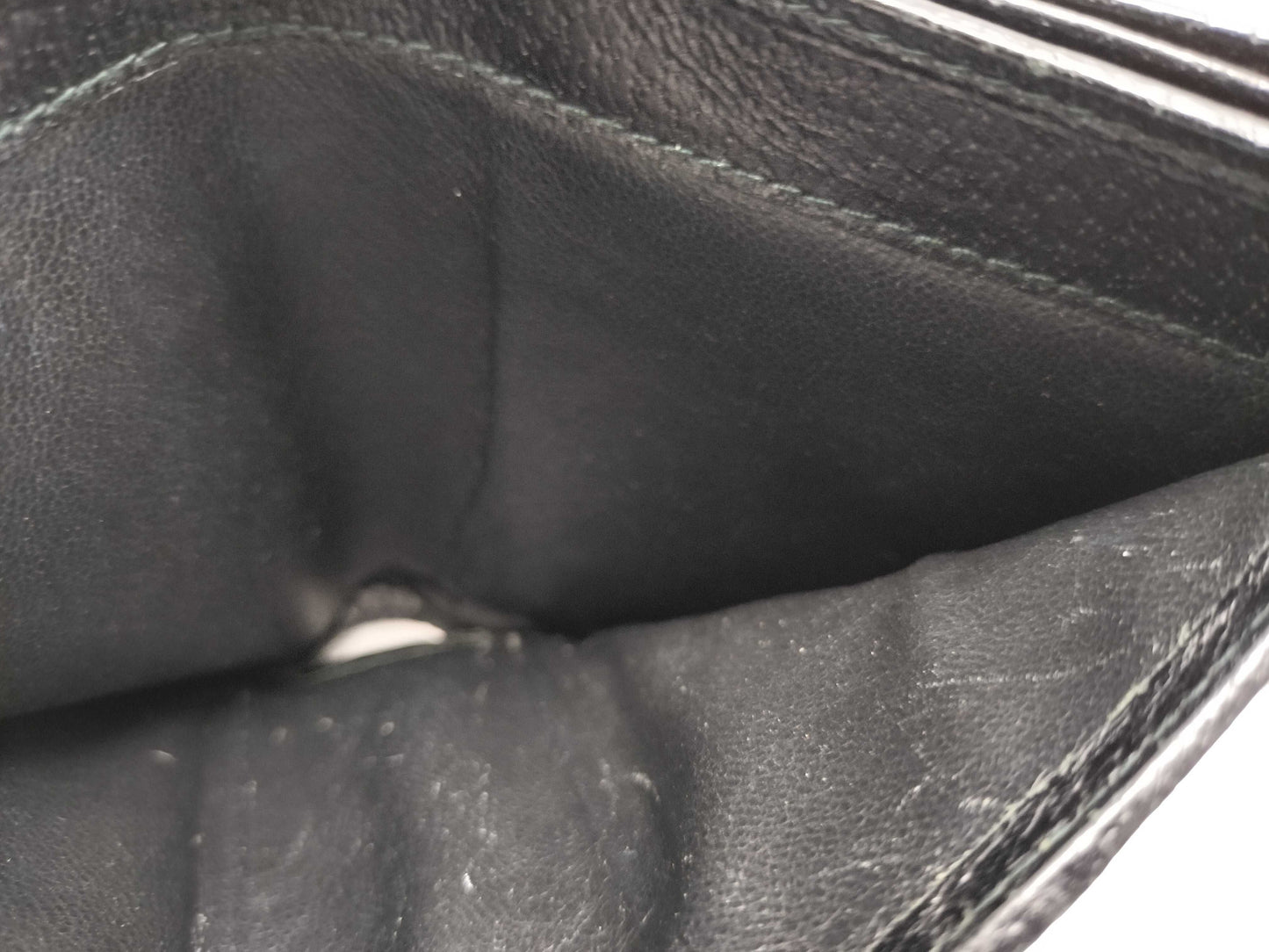 GUCCI Leather Bifold Wallet 035・0416・2067 Black Wallet