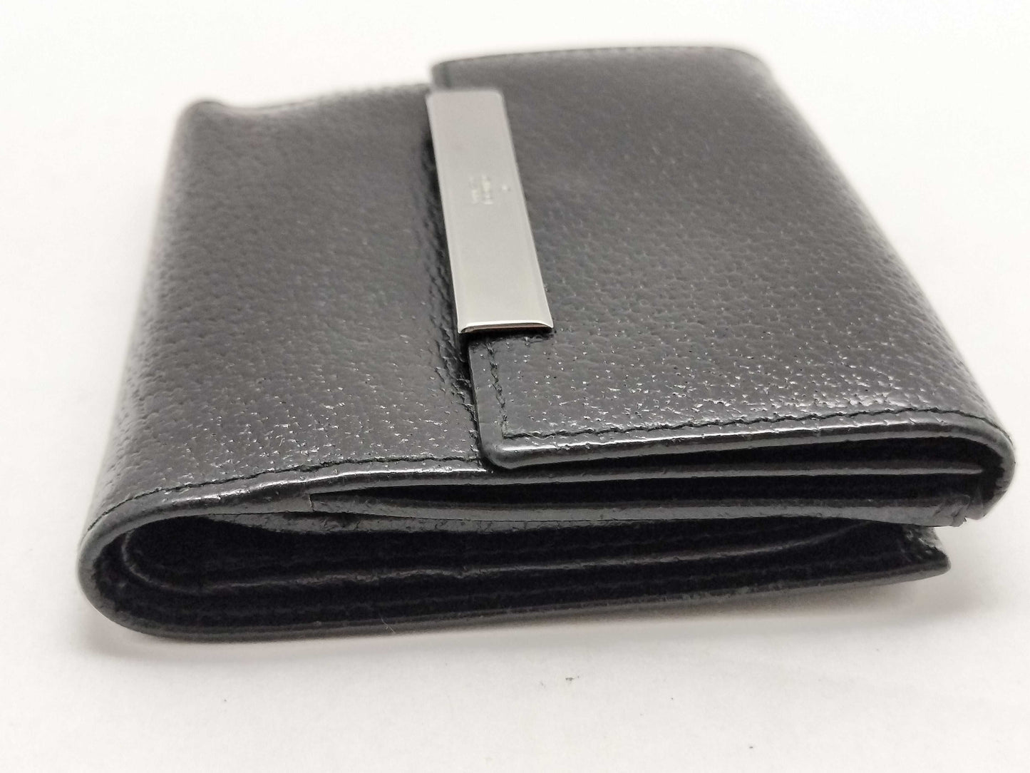 GUCCI Leather Bifold Wallet 035・0416・2067 Black Wallet