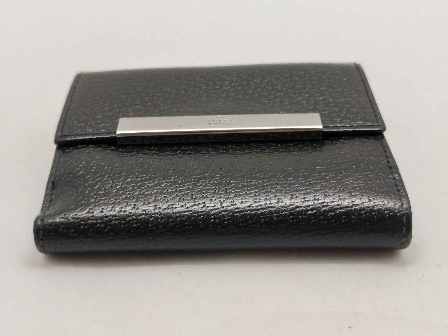 GUCCI Leather Bifold Wallet 035・0416・2067 Black Wallet