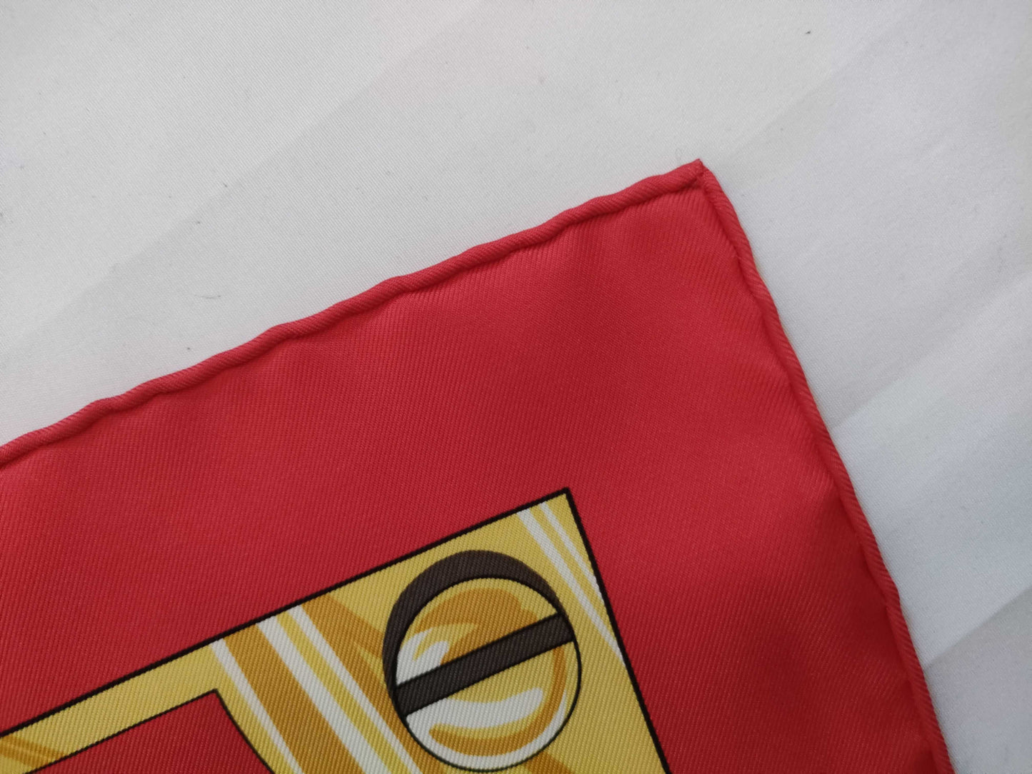 HERMES Carre 90 SEXTANTS Sextant Silk Scarf Red Other Accessories
