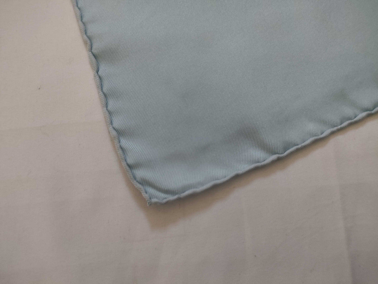 HERMES Carré 90 Golf Ball Silk Scarf Light Blue x White Other Accessories