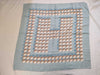 HERMES Carré 90 Golf Ball Silk Scarf Light Blue x White Other Accessories