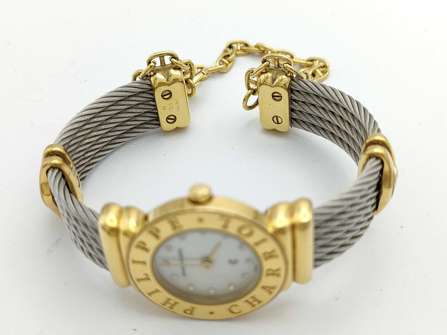 Philippe Charriol Saint-Tropez 7007901 98739 98 Quartz White Shell Dial Women's Watch