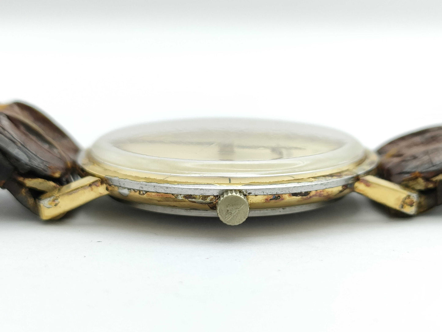 LONGINES 17 784859 Manual Winding Gold Dial Boys' Watch