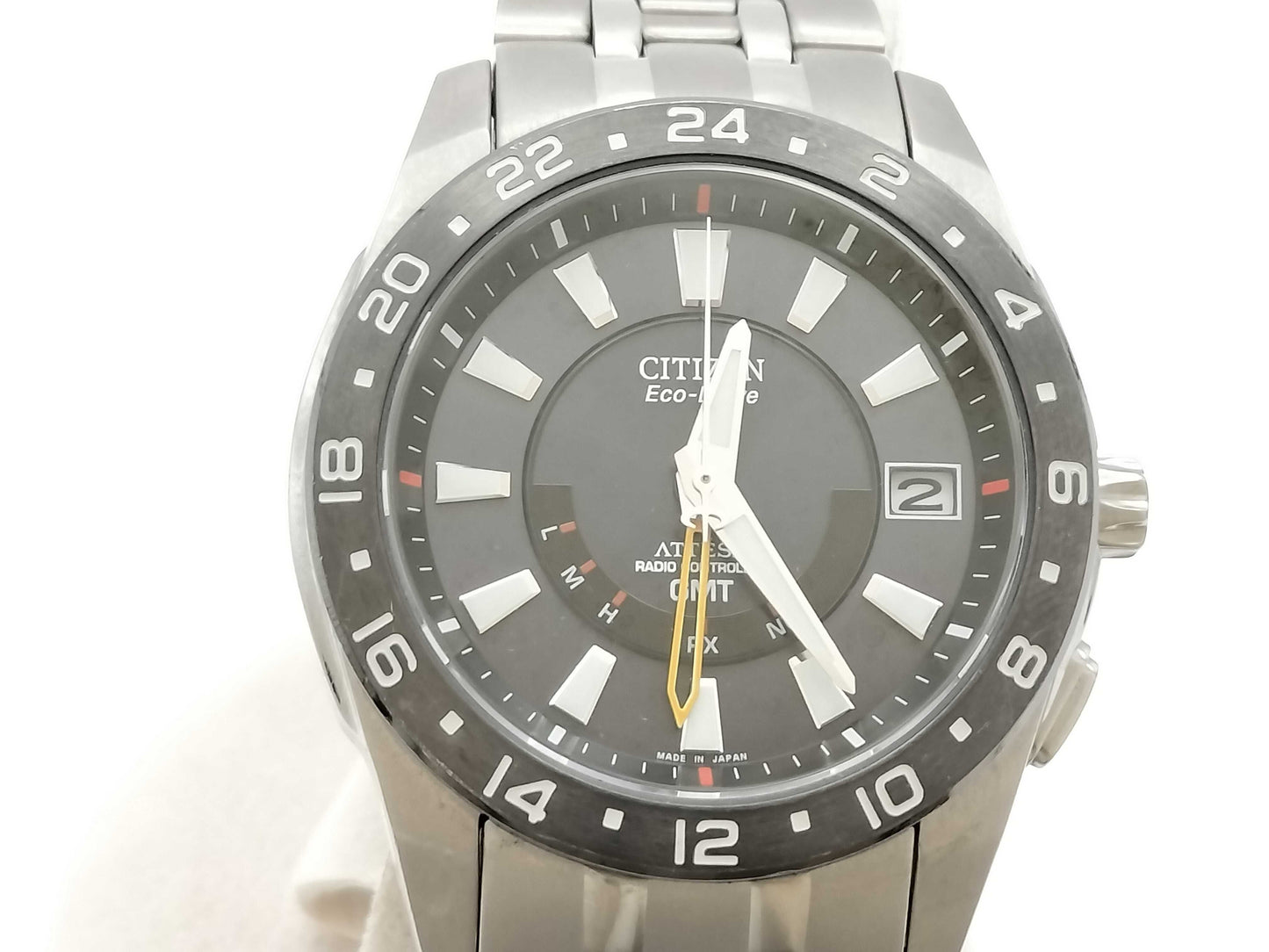 CITIZEN Attesa H116-T012051 7D0442 Black Dial Men's Watch, Malfunctioning