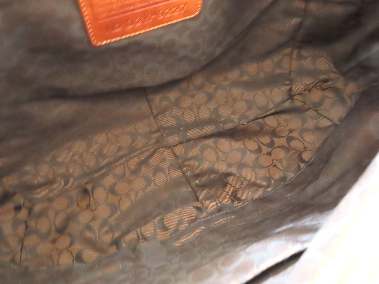 COACH Leather One-Shoulder Bag 9227 Brown Shoulder Bag