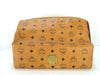 MCM Visetos Leather Second Bag, Camel