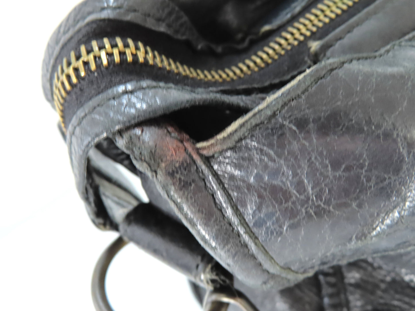 BALENCIAGA The City Leather 2-Way Shoulder Bag 115748/1000 1669 Black Shoulder Bag