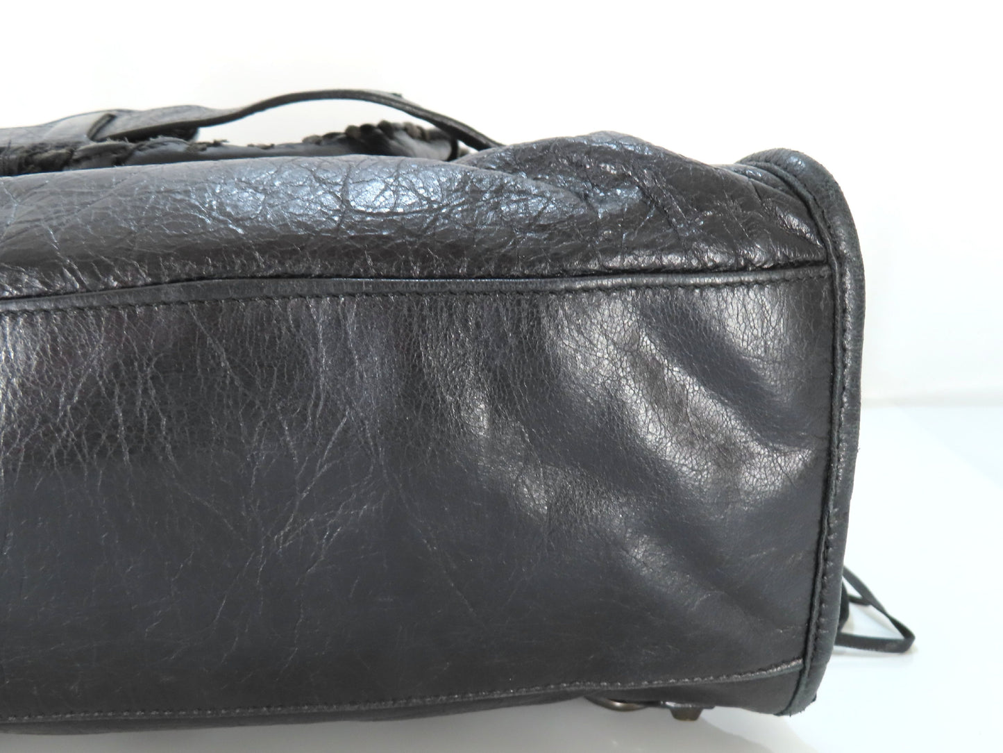 BALENCIAGA The City Leather 2-Way Shoulder Bag 115748/1000 1669 Black Shoulder Bag