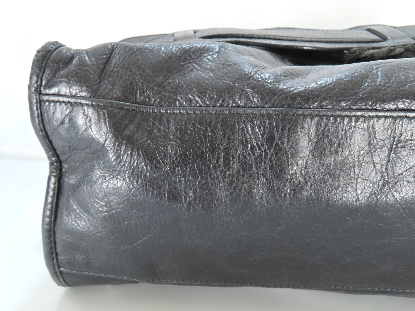 BALENCIAGA The City Leather 2-Way Shoulder Bag 115748/1000 1669 Black Shoulder Bag
