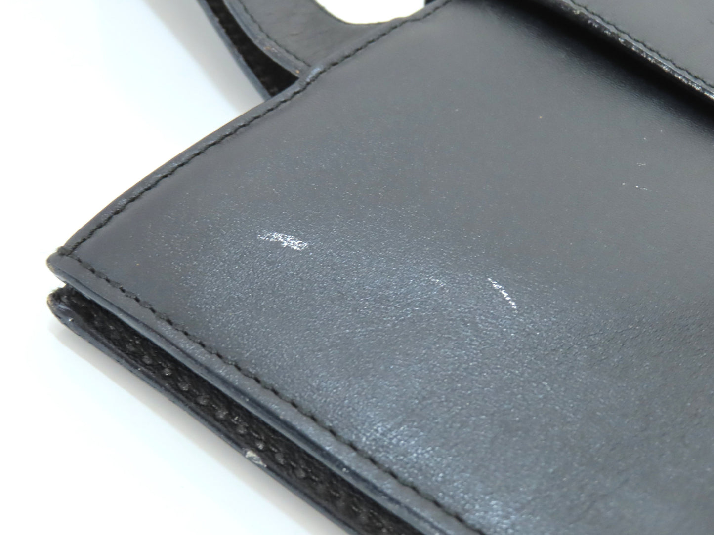 GUCCI Gucci Leather Handbag 002・1781・0347 Black Handbag