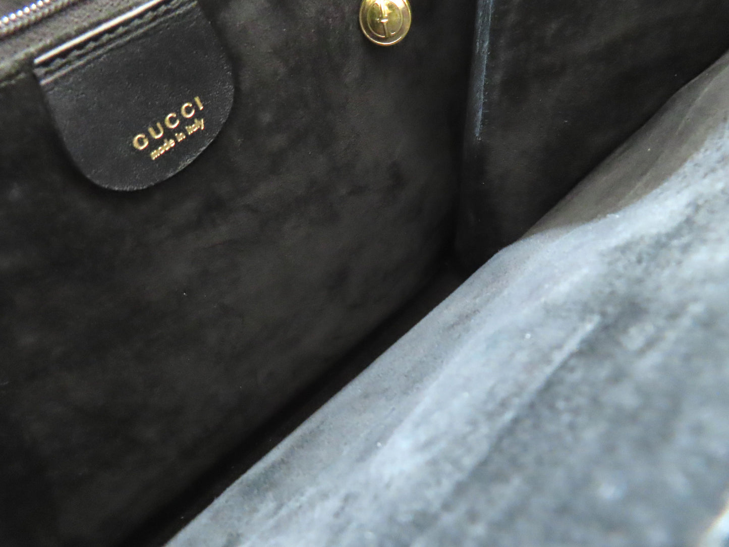 GUCCI Gucci Leather Handbag 002・1781・0347 Black Handbag