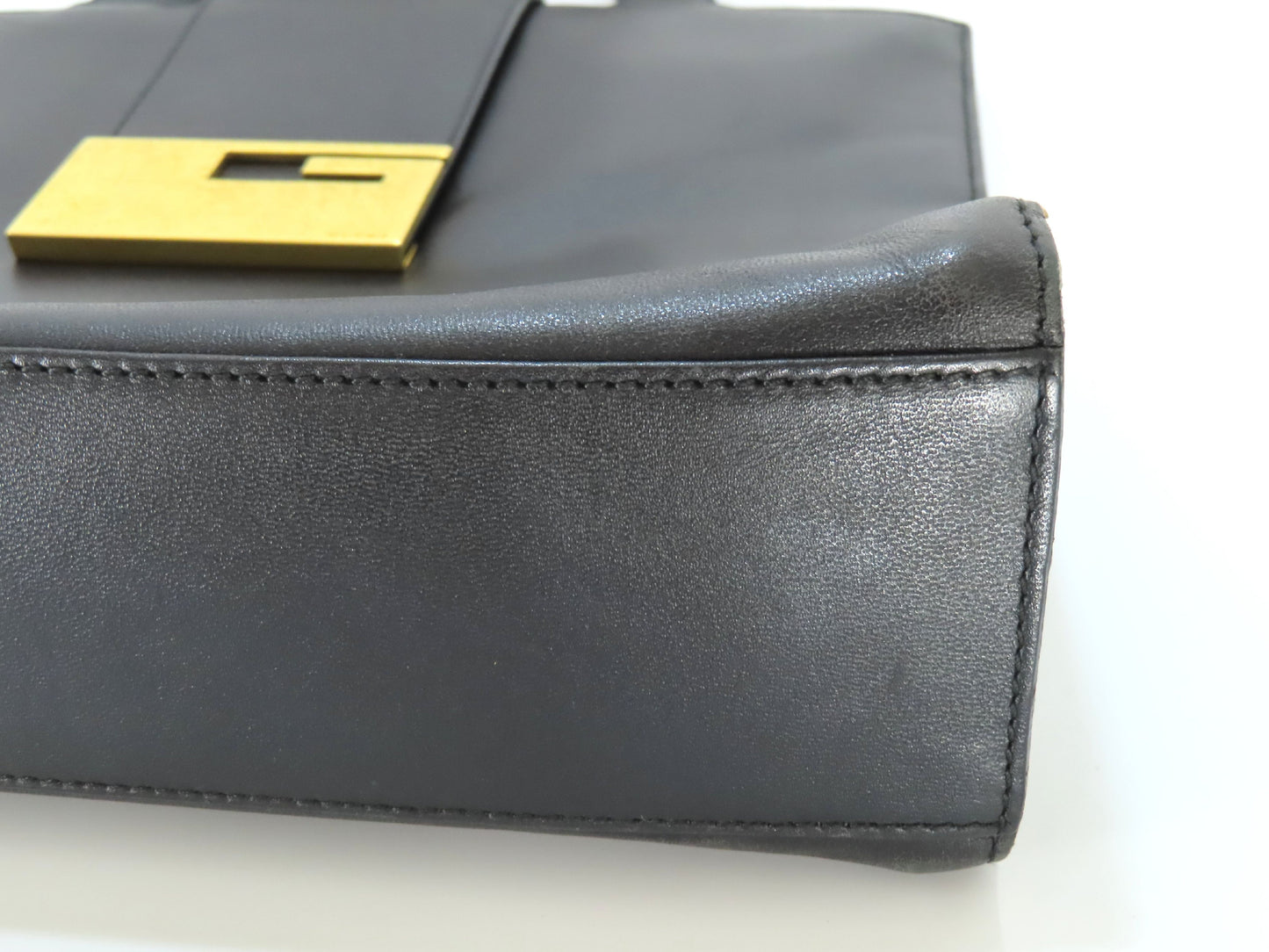 GUCCI Gucci Leather Handbag 002・1781・0347 Black Handbag