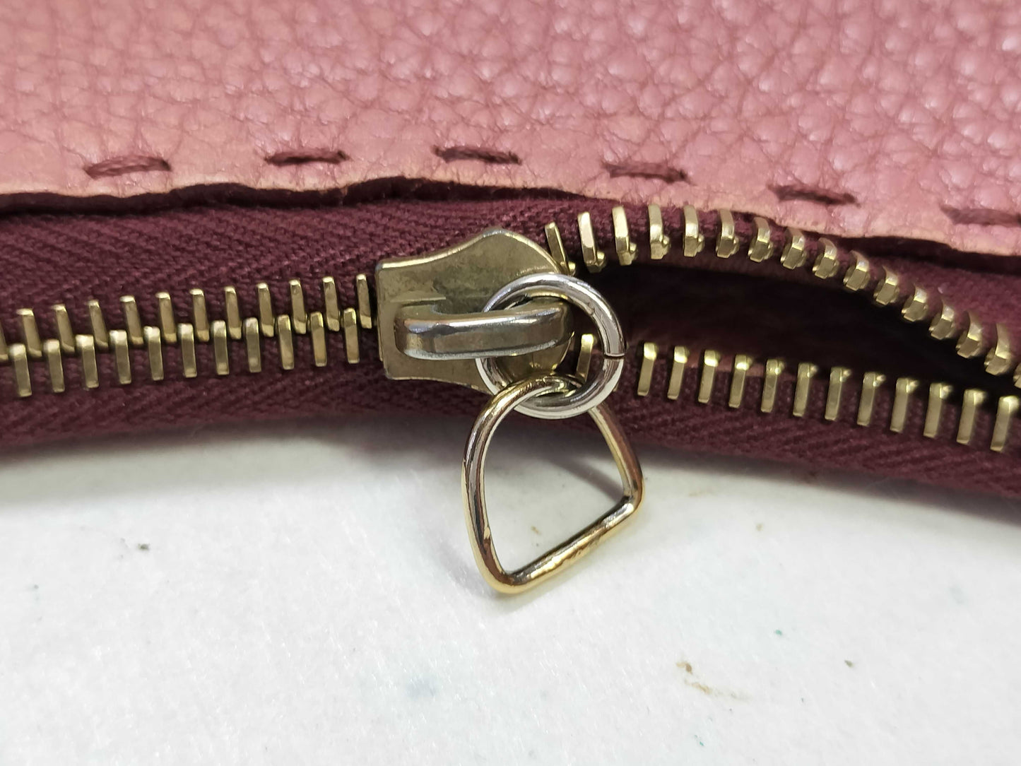 FENDI Selleria Leather One-Shoulder Bag Pink Shoulder Bag