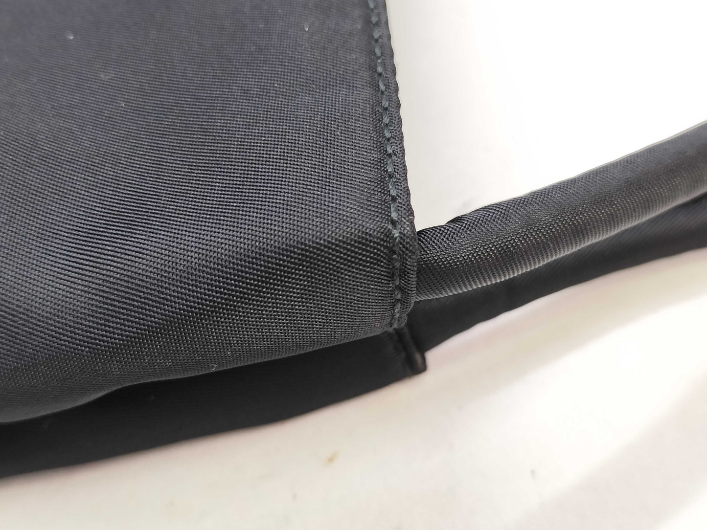 PRADA Nylon Prada Triangle Logo Plate Tessuto Tote Bag B6243 Black Tote Bag