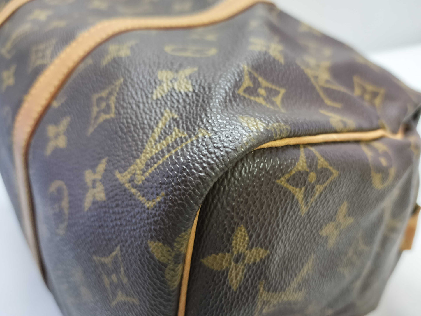 LOUIS VUITTON Monogram LV Monogram Sax Souple 35 M41626 Boston Bag with unclear serial number