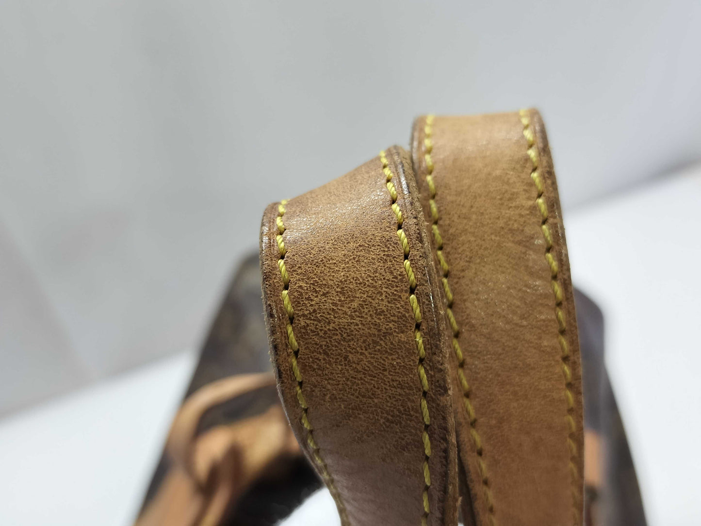 LOUIS VUITTON Monogram LV Monogram Sax Souple 35 M41626 Boston Bag with unclear serial number