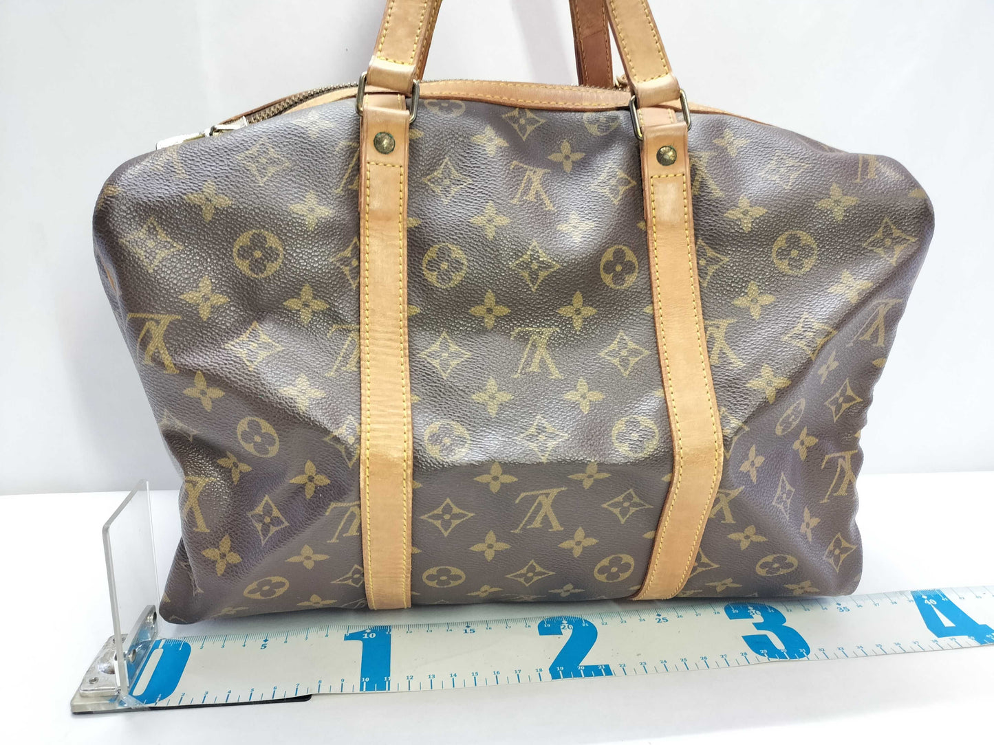 LOUIS VUITTON Monogram LV Monogram Sax Souple 35 M41626 Boston Bag with unclear serial number