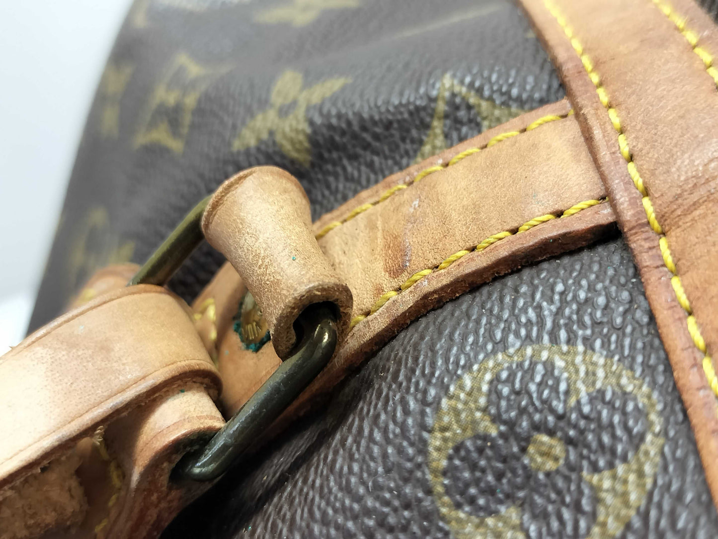LOUIS VUITTON Monogram LV Monogram Sax Souple 35 M41626 Boston Bag with unclear serial number