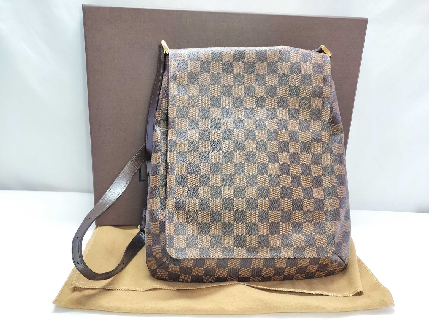 LOUIS VUITTON Damier Musette Shoulder Bag M51302 SL1003