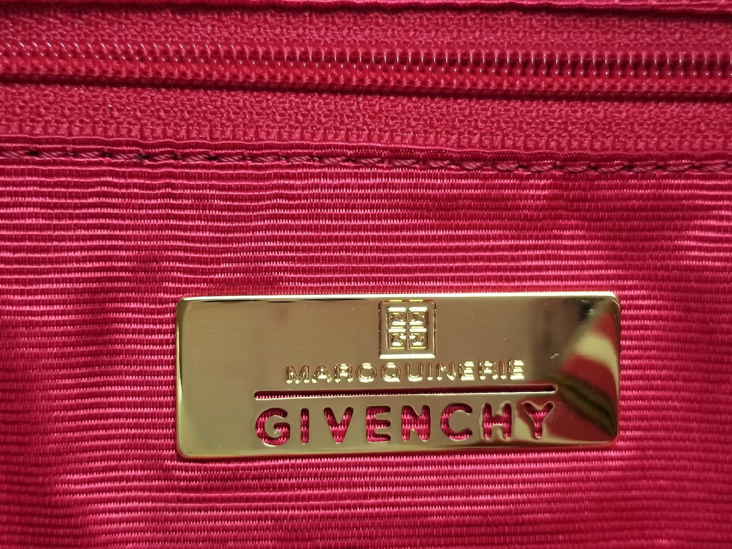 GIVENCHY Canvas Shoulder Bag Red Shoulder Bag