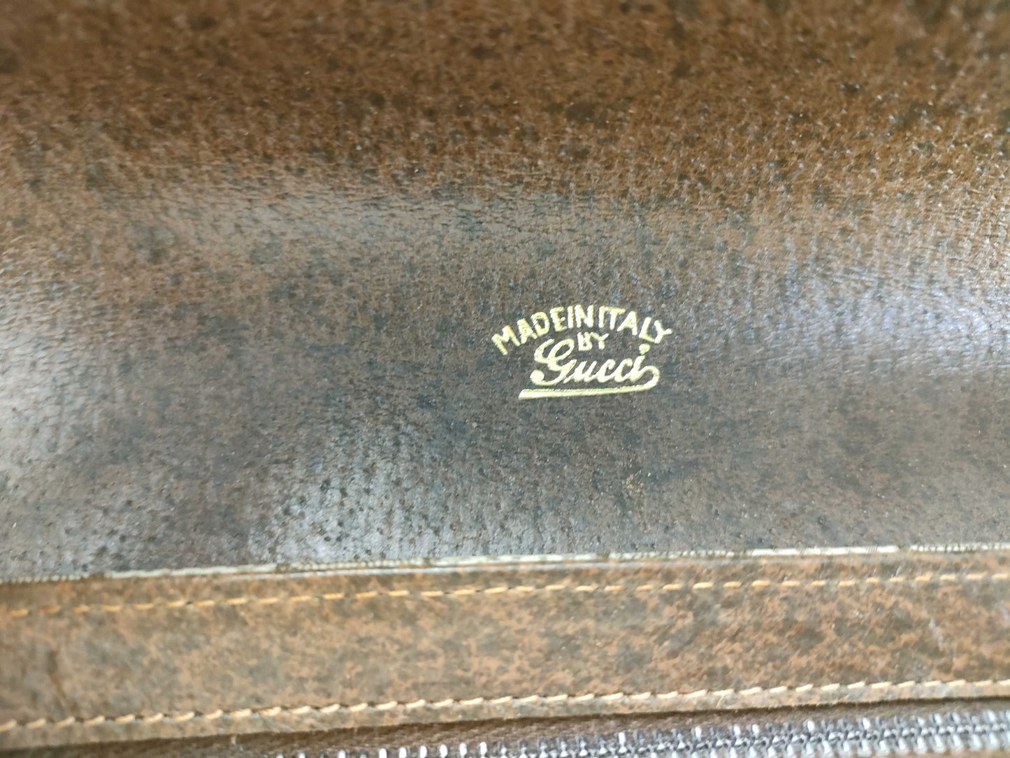 GUCCI GG Supreme Gucci Old Gucci GG Supreme Second Bag Brown Second Bag