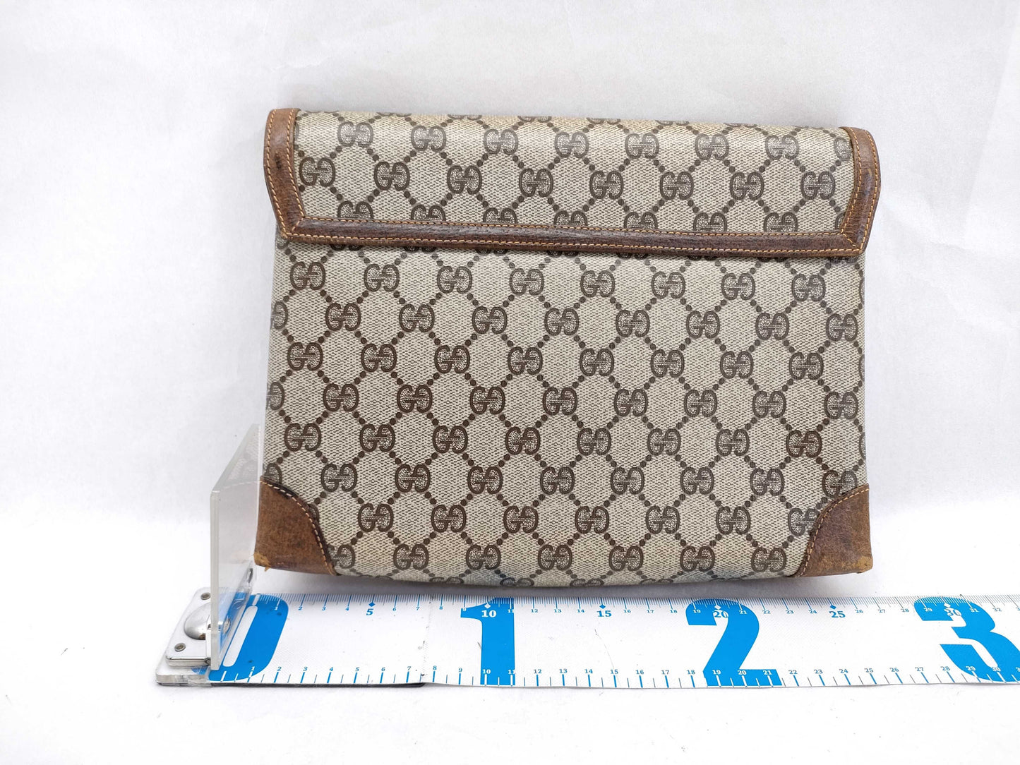 GUCCI GG Supreme Gucci Old Gucci GG Supreme Second Bag Brown Second Bag