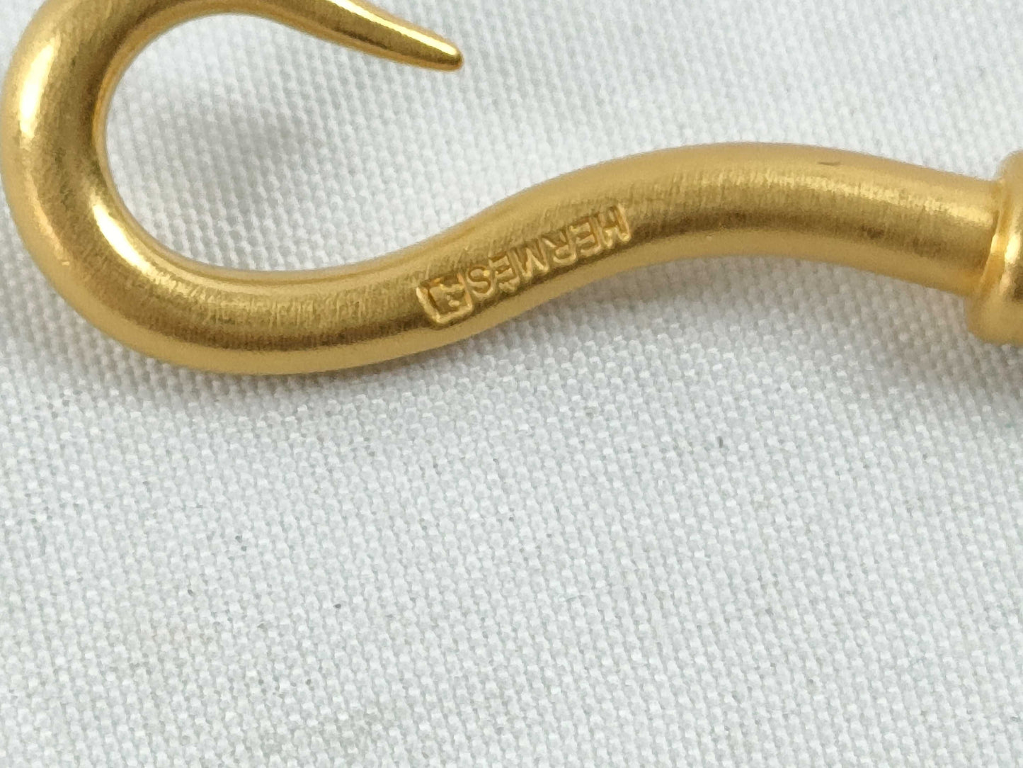 HERMES Jumbo Choker Leather x GP Dark Brown x Gold Necklace