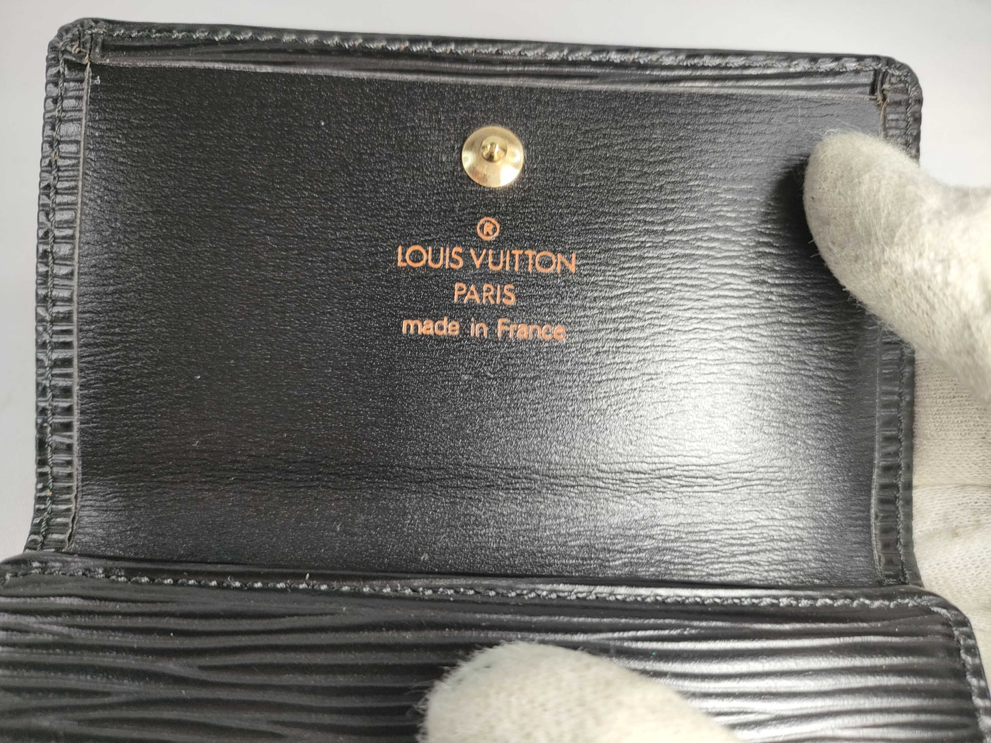 LOUIS VUITTON M63482 Epi Leather LV Epi Porte Monnaie Bi-fold Carte Credit M63482 SP0944 Wallet