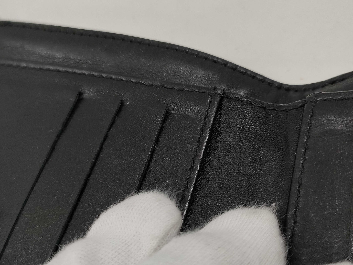 CHANEL Coco Mark Caviar Leather Bi-fold Wallet 4661566 Black Wallet