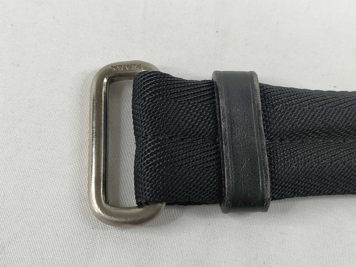 PRADA Nylon Prada Nylon Shoulder Strap Black Strap