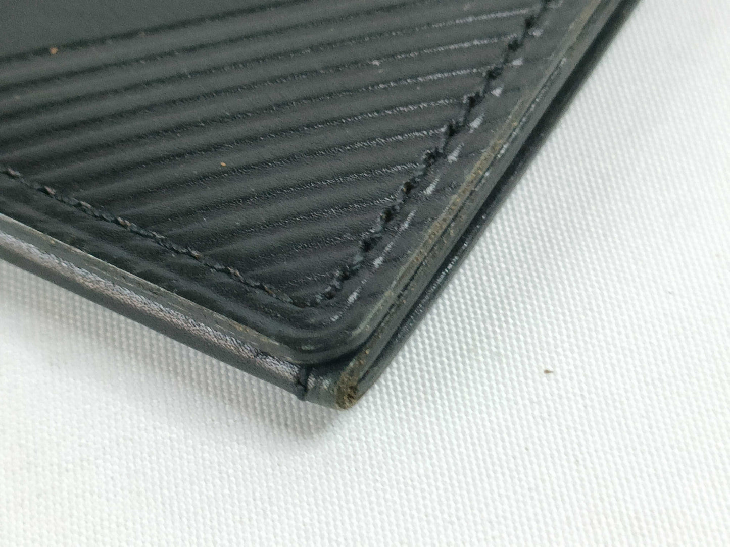Yves Saint Laurent Leather Card Case, Black