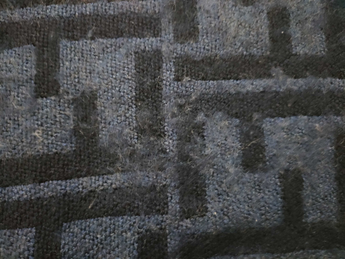 FENDI Zucca pattern Fendi Zucca wool scarf navy Other accessories